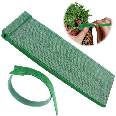 Imagem de Jeyeou 80 Peças De Laços Guirlanda Natal, Ganchos Verdes E Para Plantas, Cabo Ajustável Nylon Jardim, Fazer Guirlandas, Decoração Porta, Corrimão Escada Árvore Natal