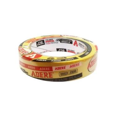 Imagem de Fita Crepe Automotiva Amarela 24mm x 40m - Alta Performance para Funil