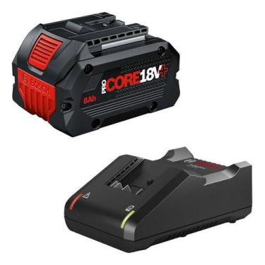 Imagem de Kit Bateria Lítio Procore 18v 8ah Plus Com Carregador Bosch