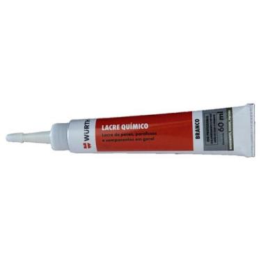 Imagem de Tinta Lacre Químico Marcador Caneta 60ml - wurth, BRANCO