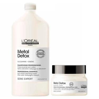 Imagem de L'Oréal Professionnel Metal Detox Kit Shampoo + Máscara, Kit