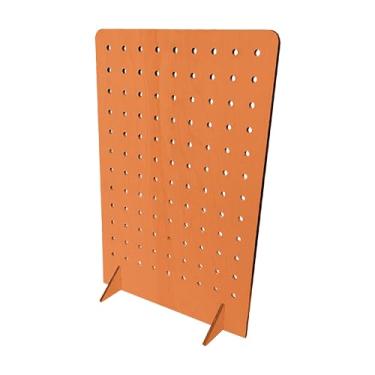 Imagem de Suporte de exibição de pegboard para joias, feiras de artesanato, venda, eventos de fornecedores, ferramentas, acessórios para quadro de pinos, organizador de rack grande, 24,8 cm C x 11 cm L x 35,5