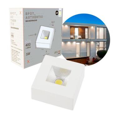 Imagem de Spot Led Authentic Beiral de teto 5w 4000k Branco Neutro 7.5cm Bivolt 