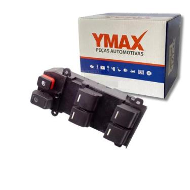 Imagem de Interruptor Vidro Elétrico New Fit City CRV 6 Botoes Diant. - ymax