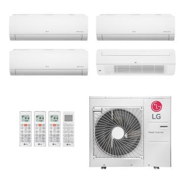 Imagem de Ar-Condicionado Multi Split Inverter LG 30.000 (3x Evap HW 9.000 + 1x Evap Cassete 1 Via 12.000) Quente/Frio 220V