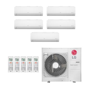 Imagem de Ar-Condicionado Multi Split Inverter LG 36.000 (2x Evap HW 9.000 + 3x Evap HW 12.000) Quente/Frio 220V							