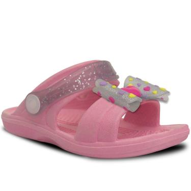 Imagem de Sandália Pópidi Papete Infantil Babuche Laço Feminina-Feminino
