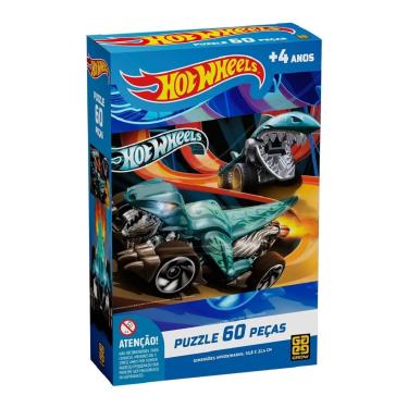 Imagem de Puzzle - 60 Pecas Hot Wheels GROW