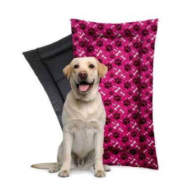 Imagem de Colchonete Pet Cama Confortável Com Zíper Lavável Fundo Impermeável G 