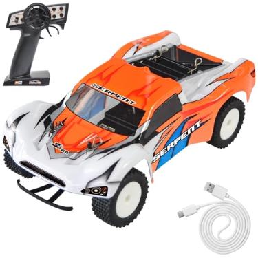 Imagem de Serpent 1:24 Mini Spyder RC Car with Gyro, 1/24 Scale 2.4GHz Short Course Truck, All Terrain Off-Road Buggy RTR, High Performance with 1 Battery 1 USB Data Cable