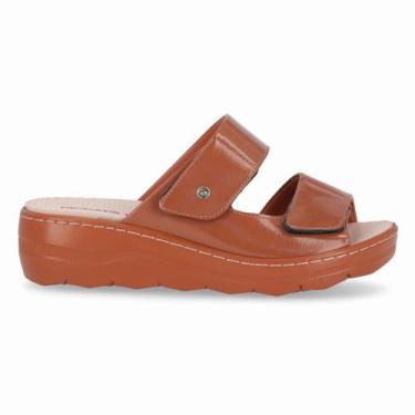 Imagem de Tamanco Spa Anabela Médio Ocre - PICCADILLY, 35