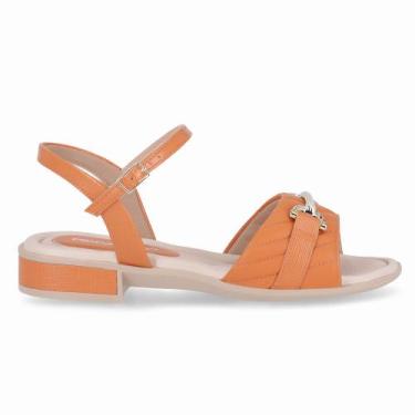 Imagem de Sandália Taila Salto Baixo Laranja - Piccadilly, 37