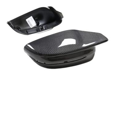 Imagem de Capa de espelho retrovisor de fibra de carbono LHD Capa externa de carro Substituição de capa Clip On compatível com M3 G80 M4 G82 G83 2021-2023
