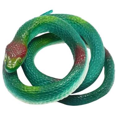 Imagem de Cobras De Borracha Serpente Naja Macia Brinquedo Realista - STORE SHAR