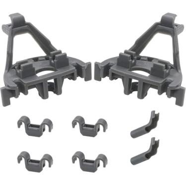 Imagem de Beaquicy 00428344 Lava-louças Rolamento inferior Rack Flip Tine Tine Clipes de pivô - Substituição para Bosch & Thermador & Kenmore Lava-louças