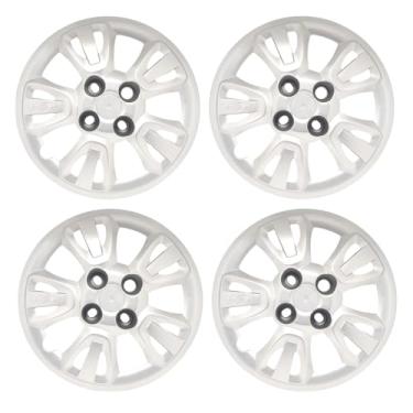 Imagem de Kit 4 Calota Aro 14 Compatível c/Roda Uno Way 2011 2012 - Prata