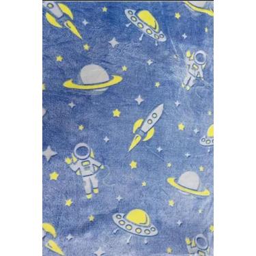 Imagem de Manta Solteiro Menino Menina Infantil Brilha No Escuro 1.80 x 2.00 - R