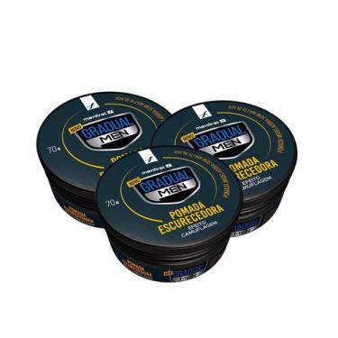 Imagem de Pomada Escurecedora De Cabelo E Barba (3X) Menfirst