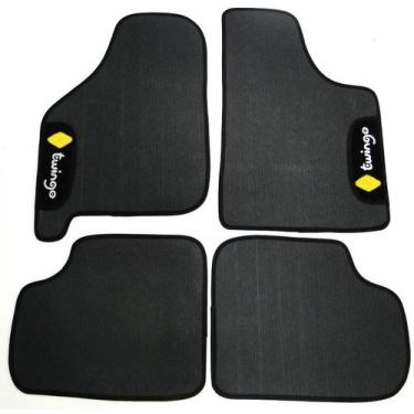 Imagem de Tapete Automotivo Twingo PVC Preto 4 Peças - Tapecars