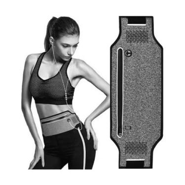 Imagem de Pochete Esportiva Slim Para Celular Dinheiro Com Saída de Fone - MBfit