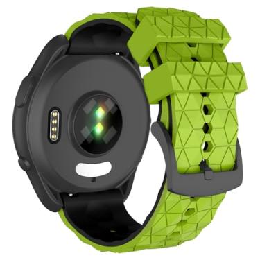 Imagem de ISABAKE Pulseiras de relógio esportivo de silicone macio compatíveis com Garmin Vivoactive 4/Venu 3/Venu 2, para Forerunner 265 255