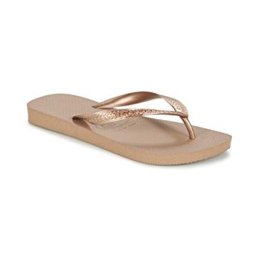 Imagem de Havaianas Sandálias Femininas, Bege/ouro rosa, 2 M UK