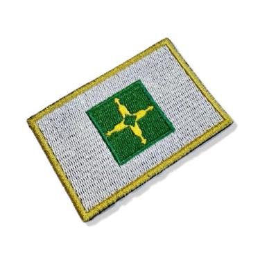 Imagem de BE0154-001 Bandeira Distrito Patch Bordado 7,5x5 - BR44