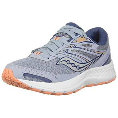 Imagem de Saucony Tênis de corrida feminino Cohesion 13, Névoa azul/melão, 38