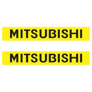 Imagem de Par Adesivos Mitsubishi Porta Pajero Sport 2009 - Cromo Sign