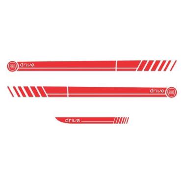 Imagem de Adesivo Faixa Lateral Sport Fiat Argo Modelo 5 - Cromo Sign