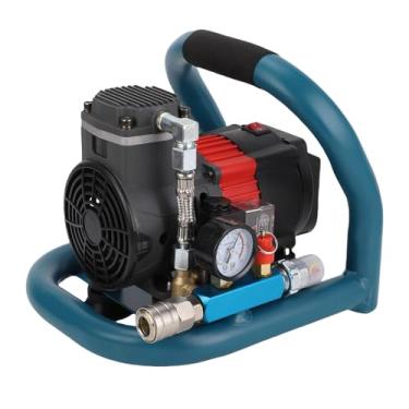 Imagem de Asixxsix Compressor de ar portátil de 1,5 L, 2800 rpm, 8 bar, bomba de ar para pneus BL1830B, BL1840B, BL1850B, BL1860B, BL1815, BL1820, BL1825, 194309, 1, 194205, 3 baterias