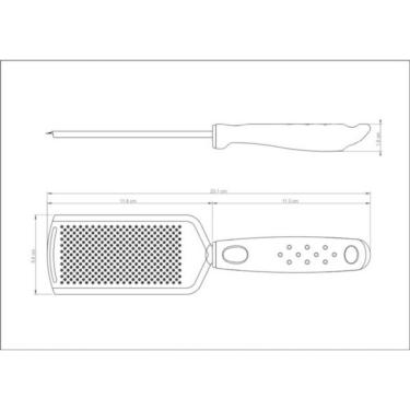 Imagem de Mini-ralador Tramontina Utilitá Aço Inox Preto