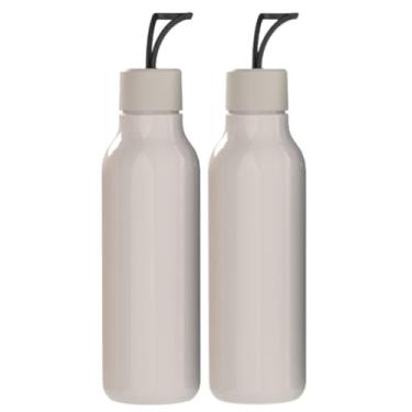 Imagem de Kit 2 Garrafinhas De Água Squeeze 700ml Escritório Academia (Off White)