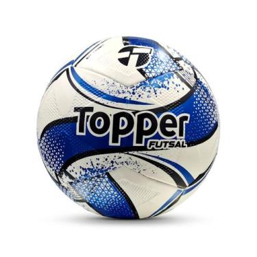 Imagem de Bola De Futebol Slick Futsal Usee Brasil Topper Oficial, Azul, Médio, 