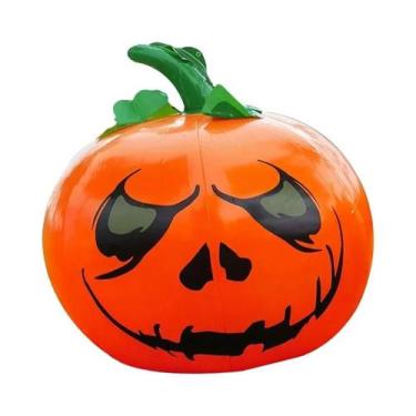 Imagem de Abóbora de Halloween com LED - Luminária de Balão para Festa e Decoraç