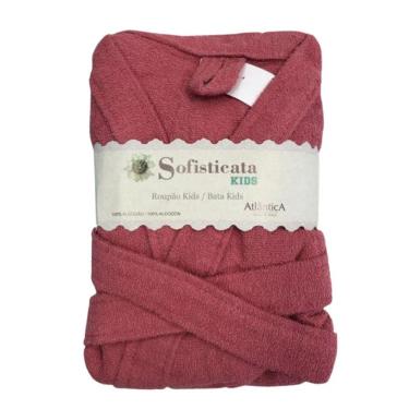Imagem de Roupão Felpudo Infantil Tamanho 8 Atlântica