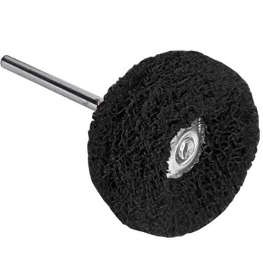 Imagem de Escova Polir 25Mm Nylon Grão 400 Haste 2.35Mm Micro Retífica