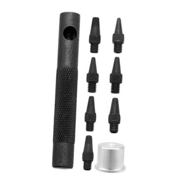Imagem de KiBcsLic Furador de couro, furadores de parafuso, cinto de vedação, acessórios multiuso para corte de metal, conjunto de furadores ocos de couro