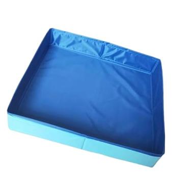 Imagem de YIJU Caixa de Areia Portátil Quadrada para Crianças, Fácil de Transportar, Piscina para Jardim