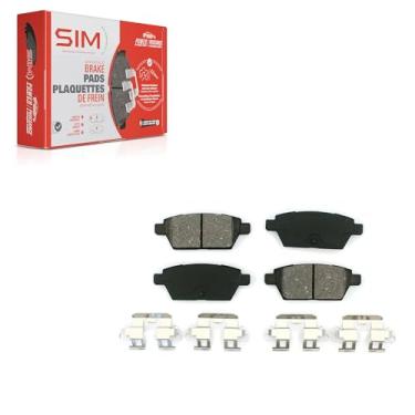 Imagem de Pastilhas de freio a disco traseiro SIM-1161 para Ford Fusion Mazda 6 Lincoln MKZ Mercury Milan Zephyr