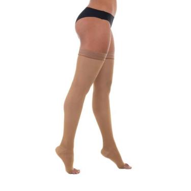 Imagem de MEIA DE COMPRESSAO AGH (Meia-coxa c/silicone 7/8) VENOSAN 6000 (20-30 