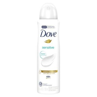 Imagem de Desodorante Antitranspirante Aerosol Dove Sensitive Sem Perfume com 15