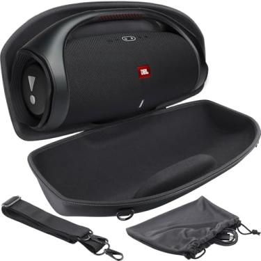 Imagem de Co2crea capa rígida de viagem para caixa de som JBL Boombox 2 portátil Bluetooth (todas as capas pretas para alto-falante Boombox 2)