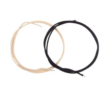 Imagem de SPYMINNPOO Cabo de Guitarra de 2pcs, 3,3 Pés de Guitarras Profissionais Fios de Amp de Cabo Vintage Acessórios para Instrumentos para Graves Elétricos
