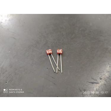 Imagem de 1x Capcitor Mica Prata 5,1pf/100v Tolerancia 1pf Cm00 Icl