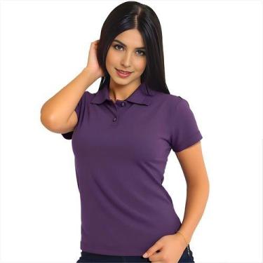 Imagem de Camisa Polo Feminina Camiseta Gola Atacado Uniforme Piquet - Vesttuari