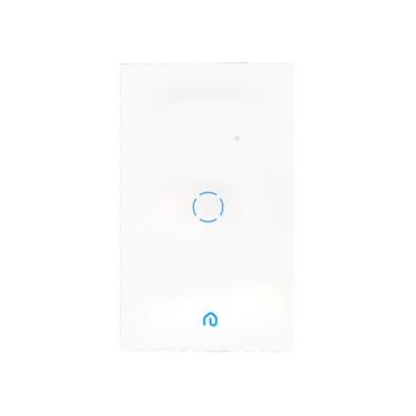 Imagem de Interruptor Inteligente 1 Botão Touch Wi-fi App Alexa Vidro
