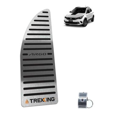 Imagem de Descanso De Pé Em Aço Inox Fiat Argo Trekking Preto
