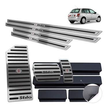 Imagem de Descanso Pedaleira Soleira Stilo 2003 A 2011 Auto Preto BR