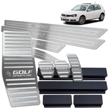 Imagem de Descanso Pedaleira Soleira Golf Sportline Até 14 Prata B.R
